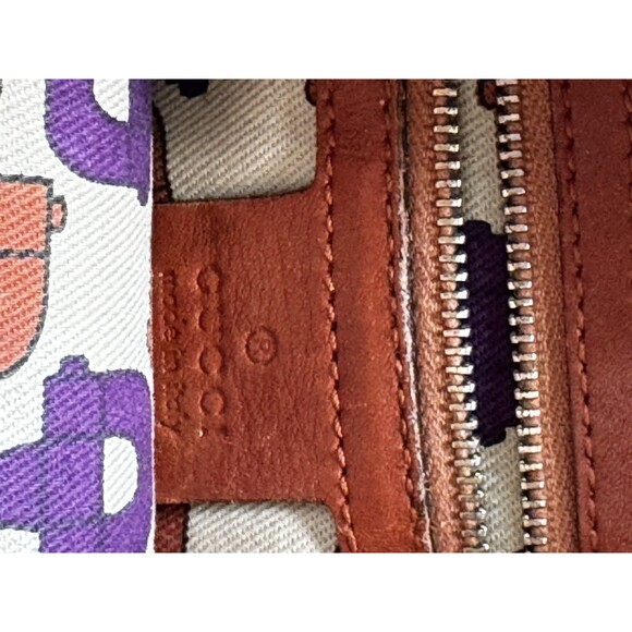 Gucci Gg Pattern Guccisima Calf Terracotta Color Well Loved No Tariffs!!! - Picture 8 of 10